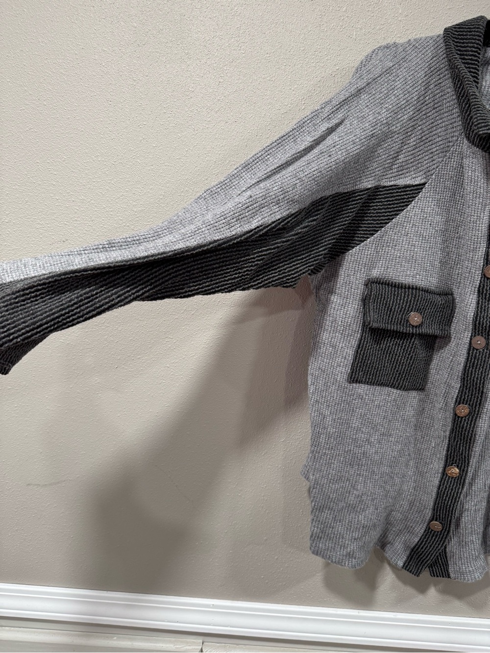 Textured Shacket - Picture 3 of 6